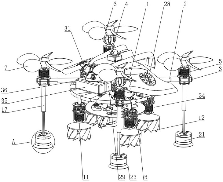 Underwater cleaning robot