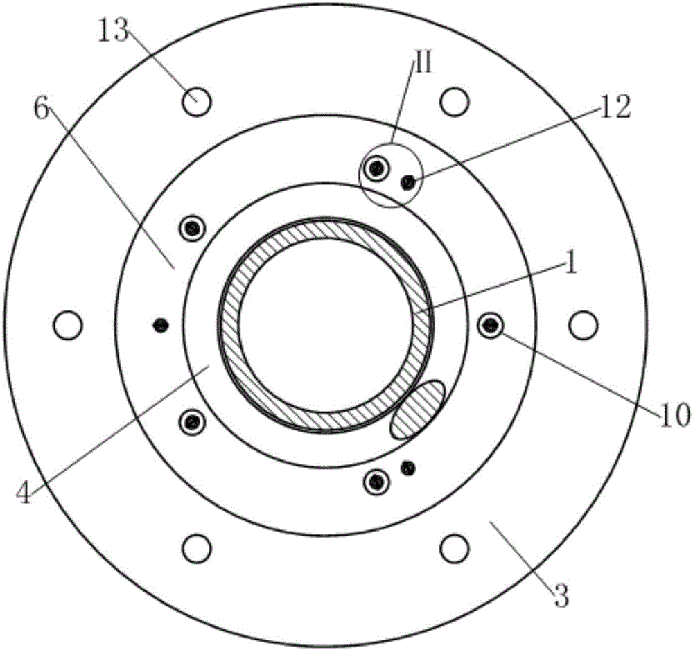 Three-dimensional shock isolation device capable of presetting vertical early-stage rigidity