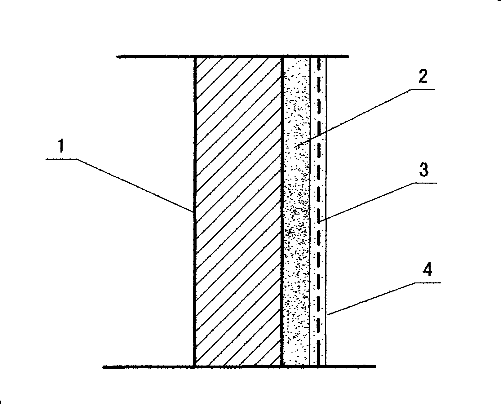 Anti-crack, noise-insulation and heat-preservation plastering material for inner wall