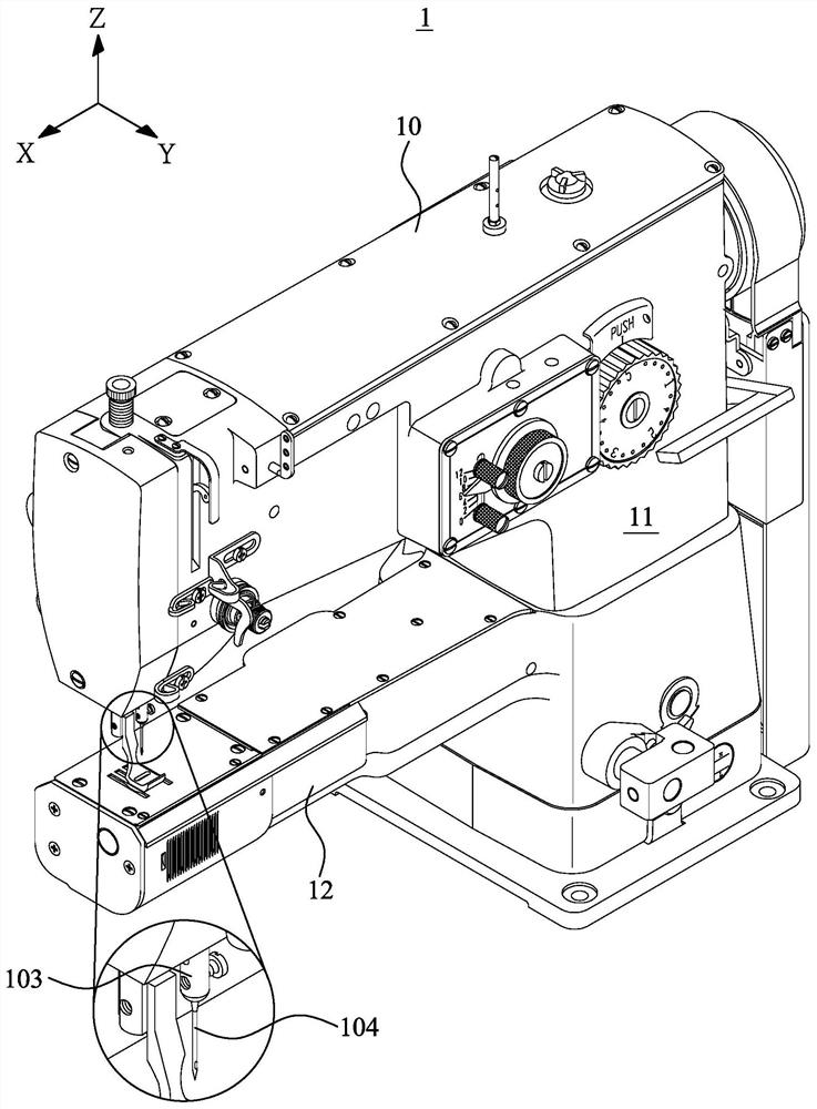 Zigzag sewing machine