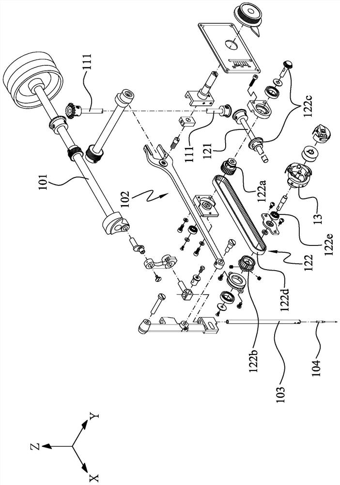 Zigzag sewing machine