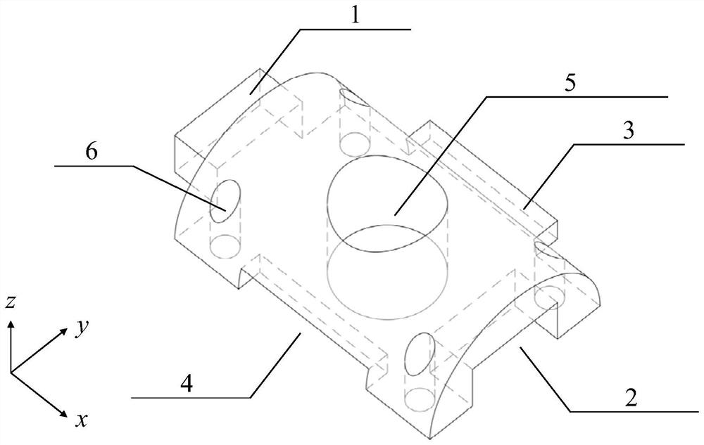 Interlocking type ecological beach protection block and beach protection structure adopting block