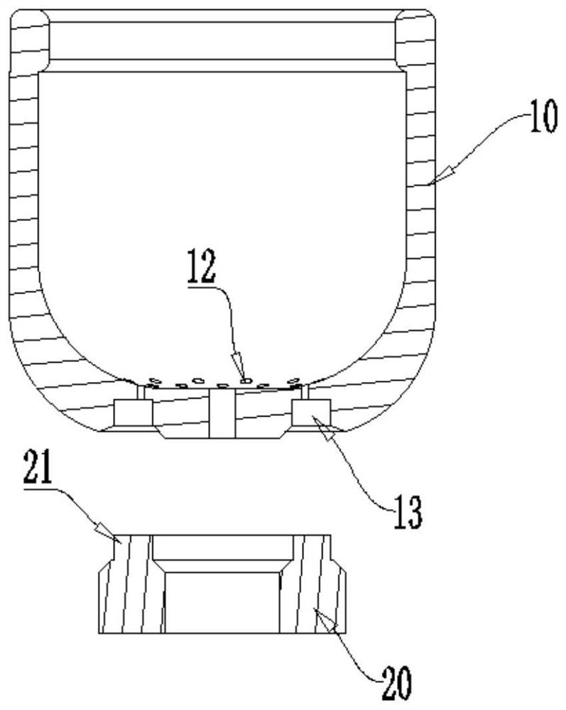 Drainage structure of single-barrel washing machine and single-barrel washing machine comprising drainage structure