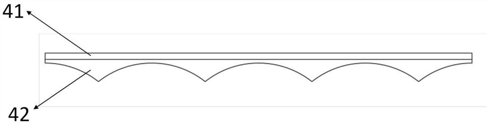 Arc-shaped reinforced pressure-resistant bulkhead structure capable of resisting underwater explosion impact bending