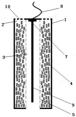 Fuel oil engine tail gas purifier