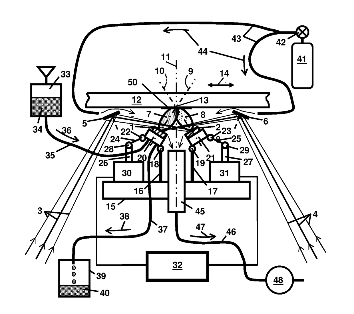 Method and Apparatus for Open-Air Pulsed Laser Deposition