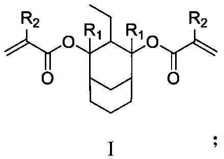 Photoresist resin monomer synthesized from 3-ethylbicyclo[3.3.1]nonane-2,4-dione, and synthesis method thereof