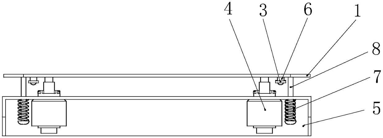 Platform automatic leveling device for 3D printing machine