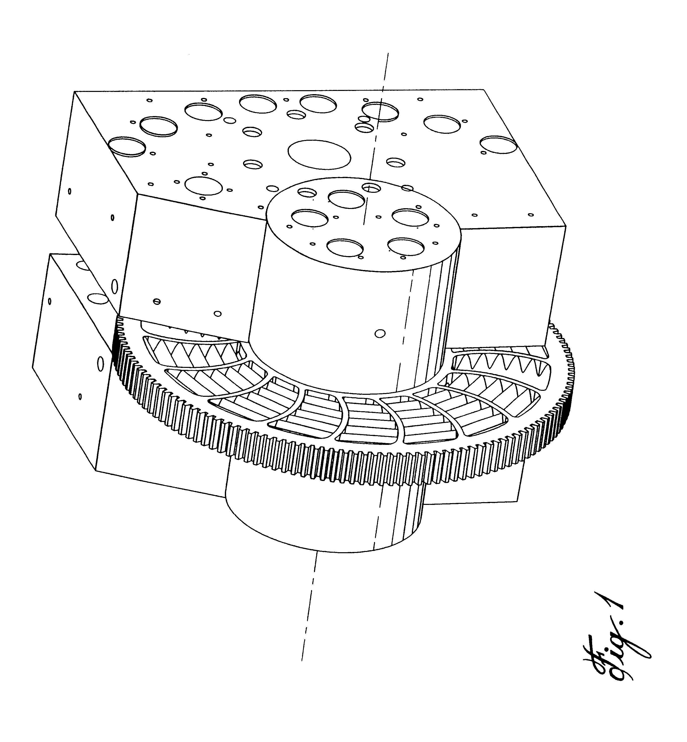 Wave filter for rotary filter