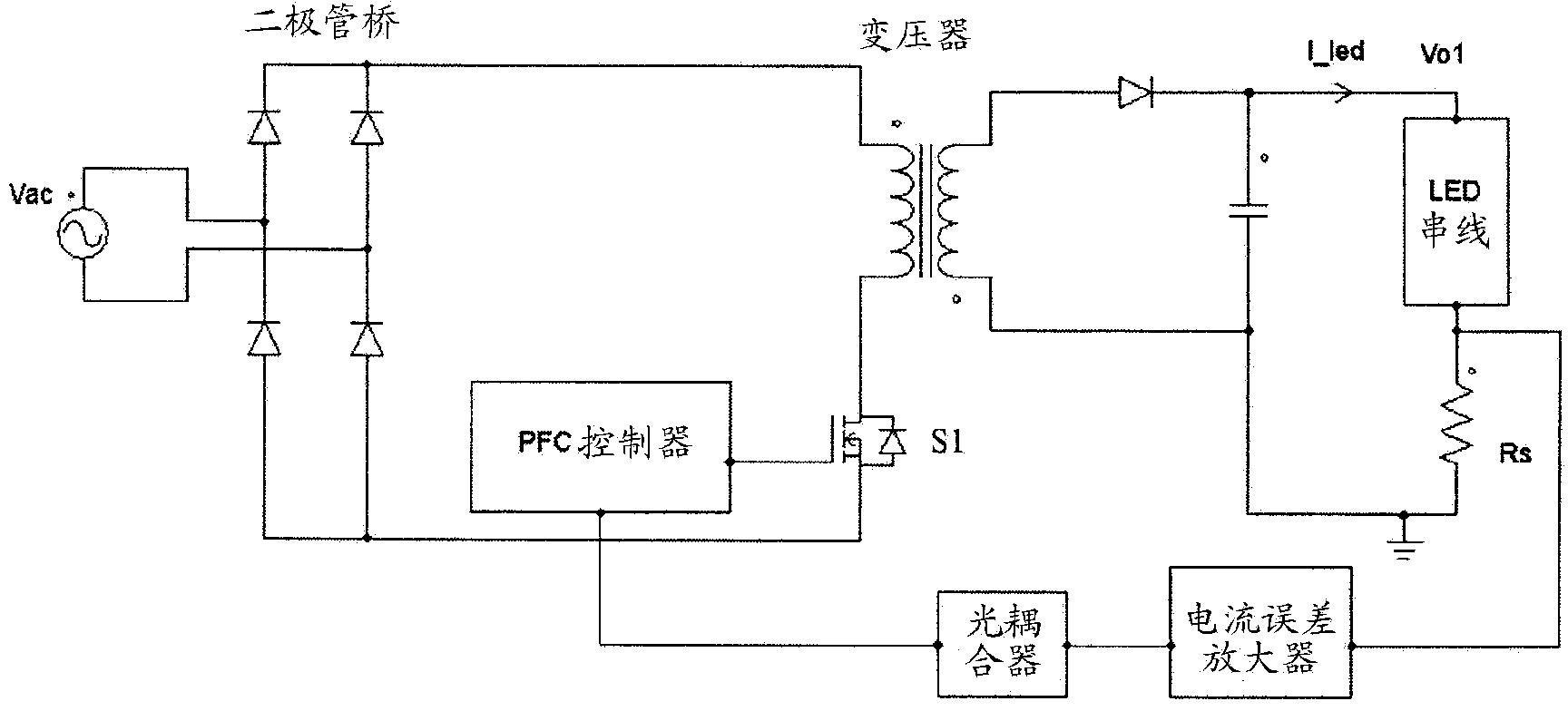 Ripple cancellation converter with high power factor