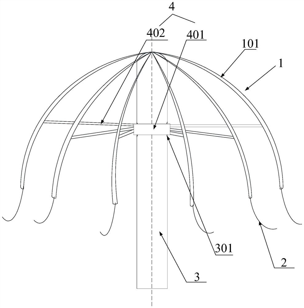 Nail anvil assembly used under complete laparoscope, guiding device and surgical instrument