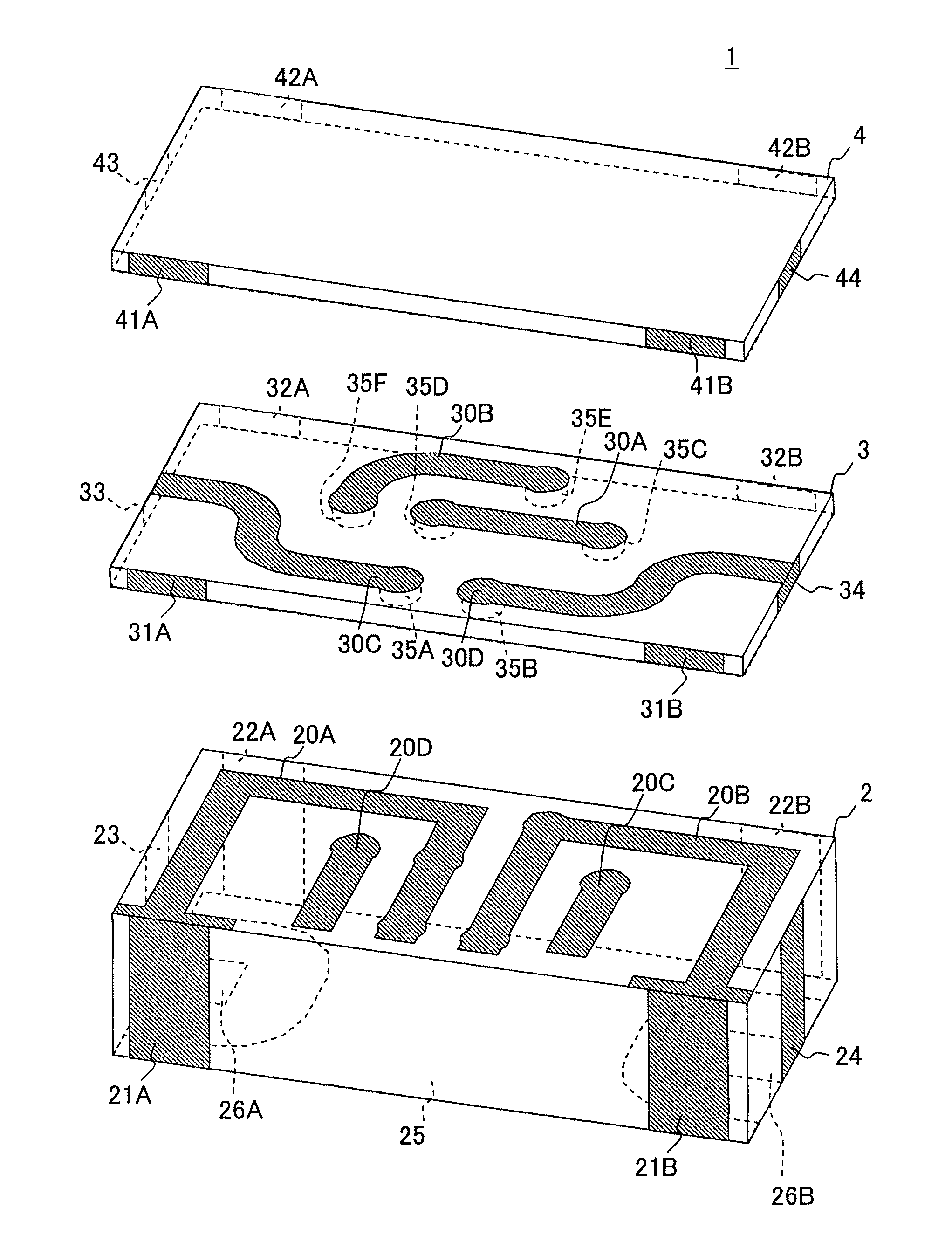 Strip line filter