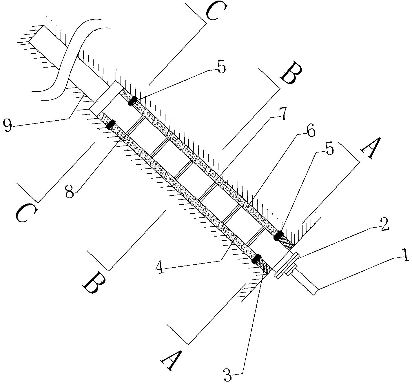 Method for realizing drilling and hole sealing based on drill cuttings during uplink gas extraction