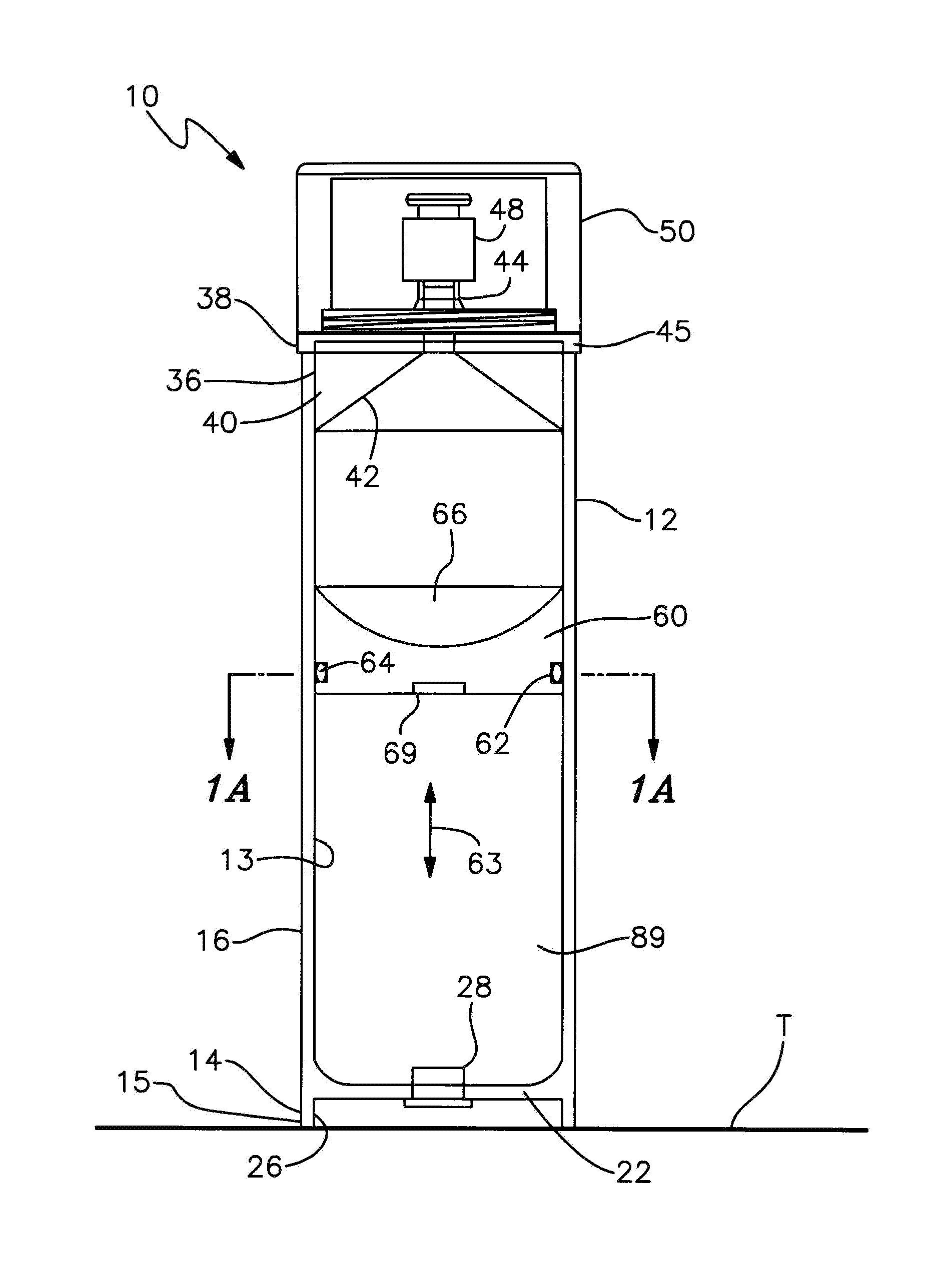 Centrifuge Tube Assembly for Separating, Concentrating and Aspirating Constituents of a Fluid Product