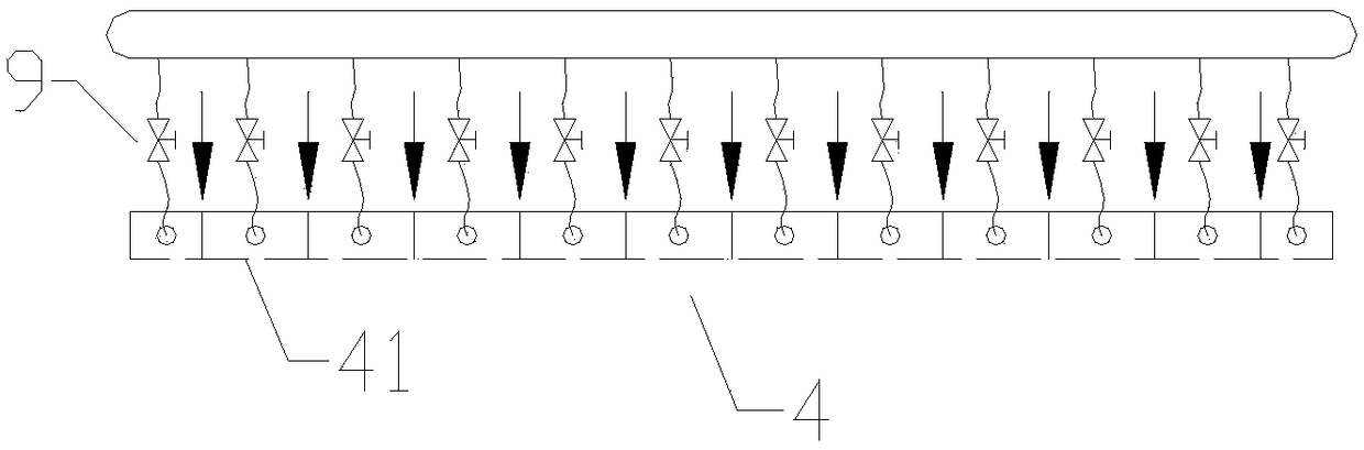 3D (Three-Dimensional) fractured network rock mass two-phase medium seepage test device under stress action