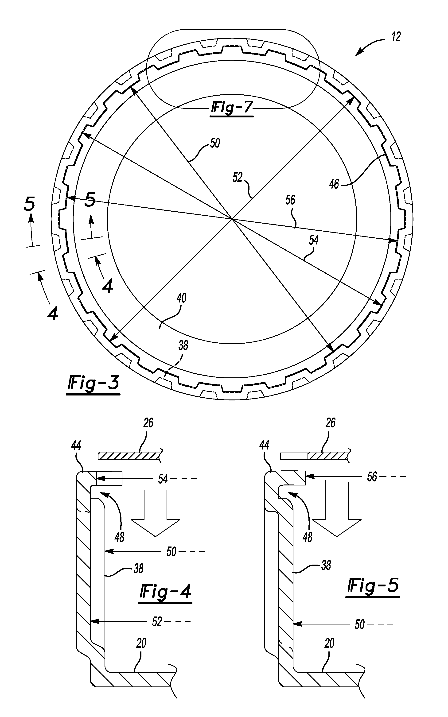 Clutch assembly with formed retention ring