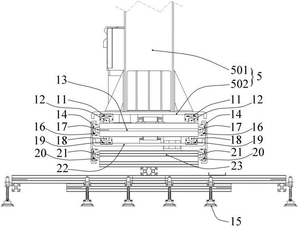 Material taking and releasing manipulator