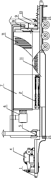 Vehicle-mounted high-pressure DC steam injection boiler system with three-pass flue gas