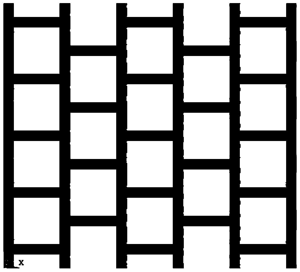 A dual-material large-stiffness porous negative Poisson's ratio cell and its structural components