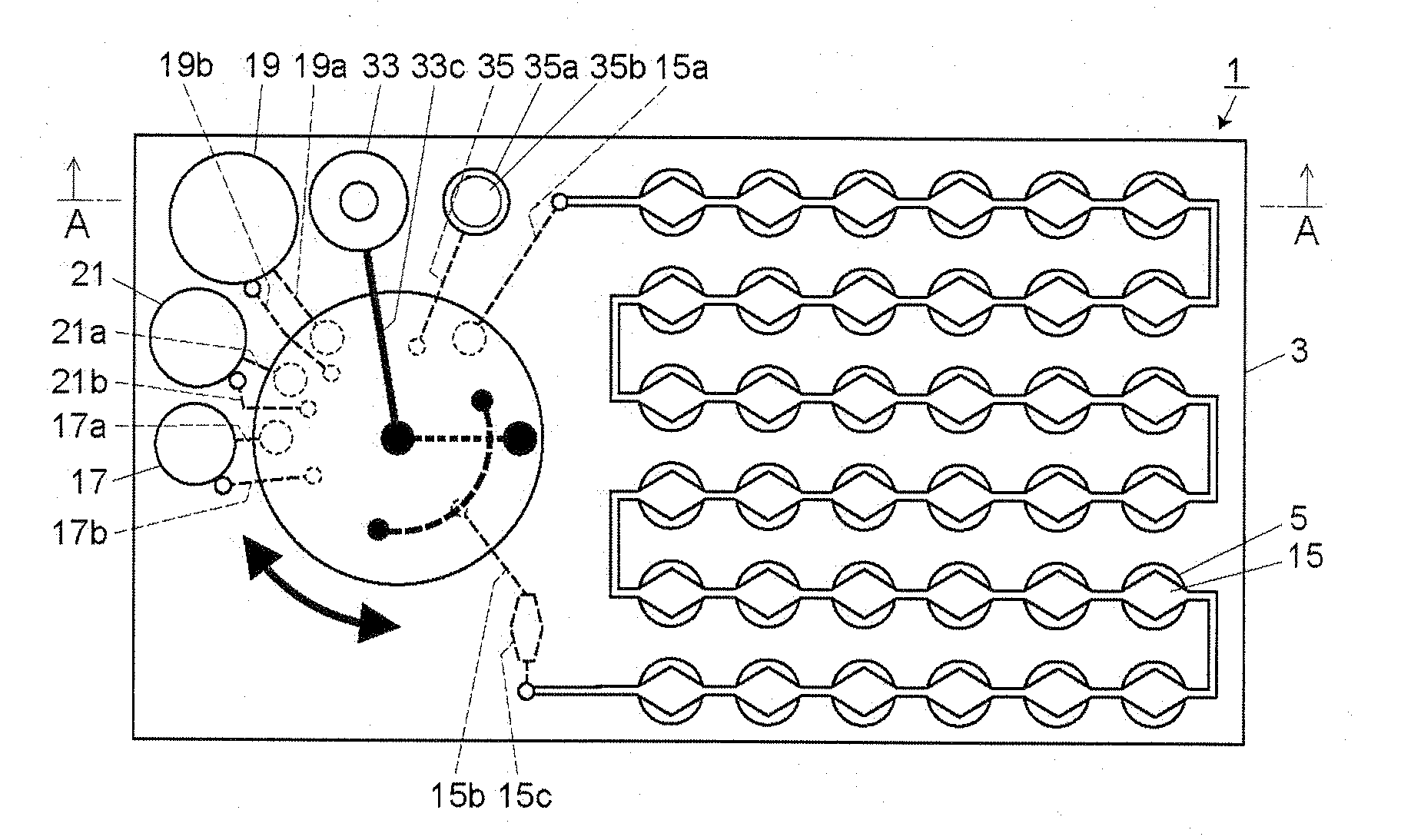 Reaction container plate and reaction treatment apparatus