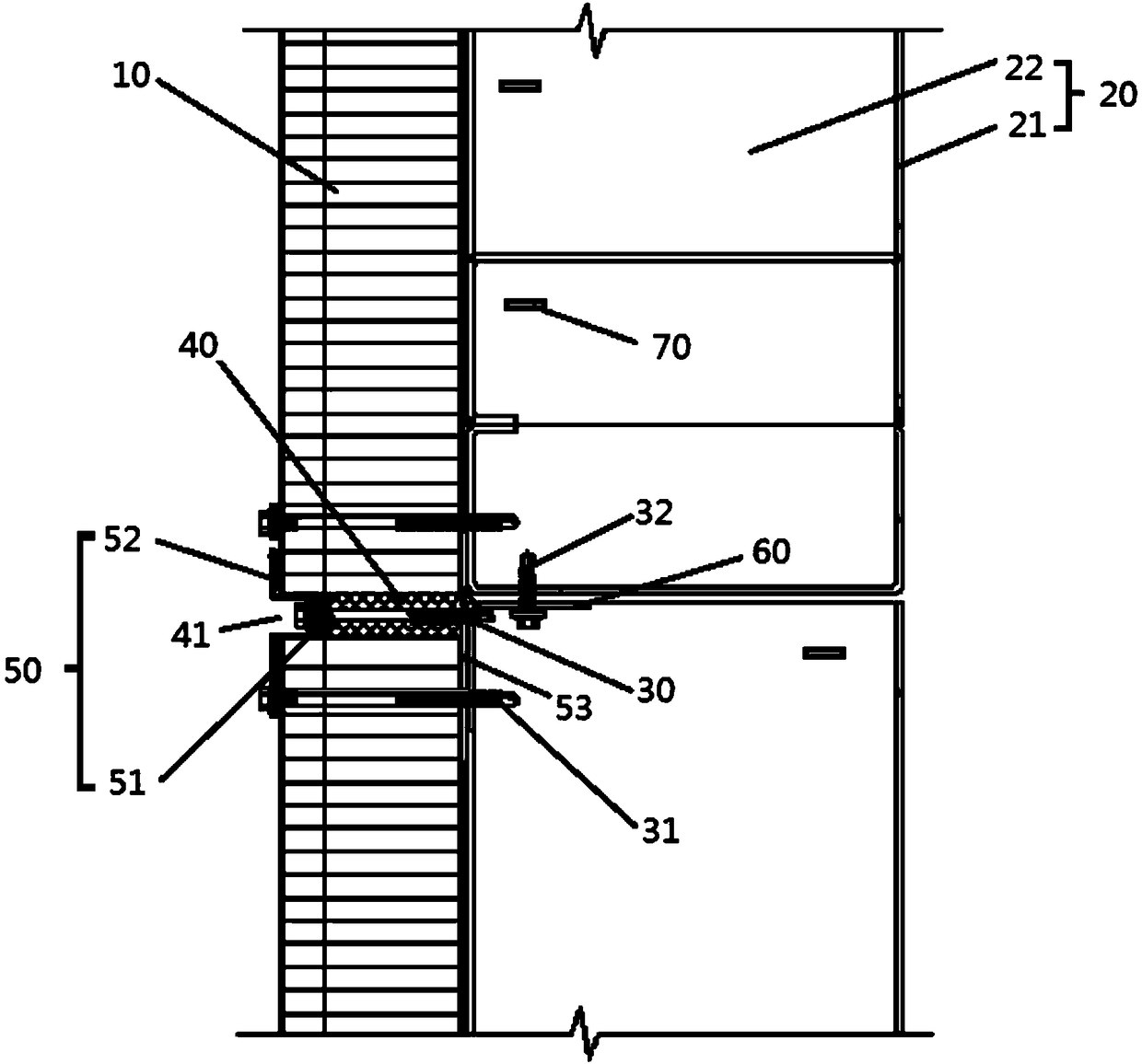 Assembling wall body