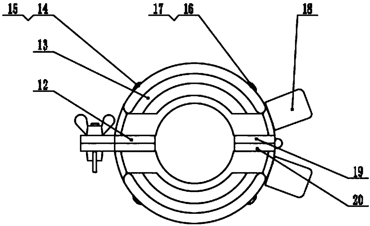 A detachable sleeve-type force sensor for bracket structure