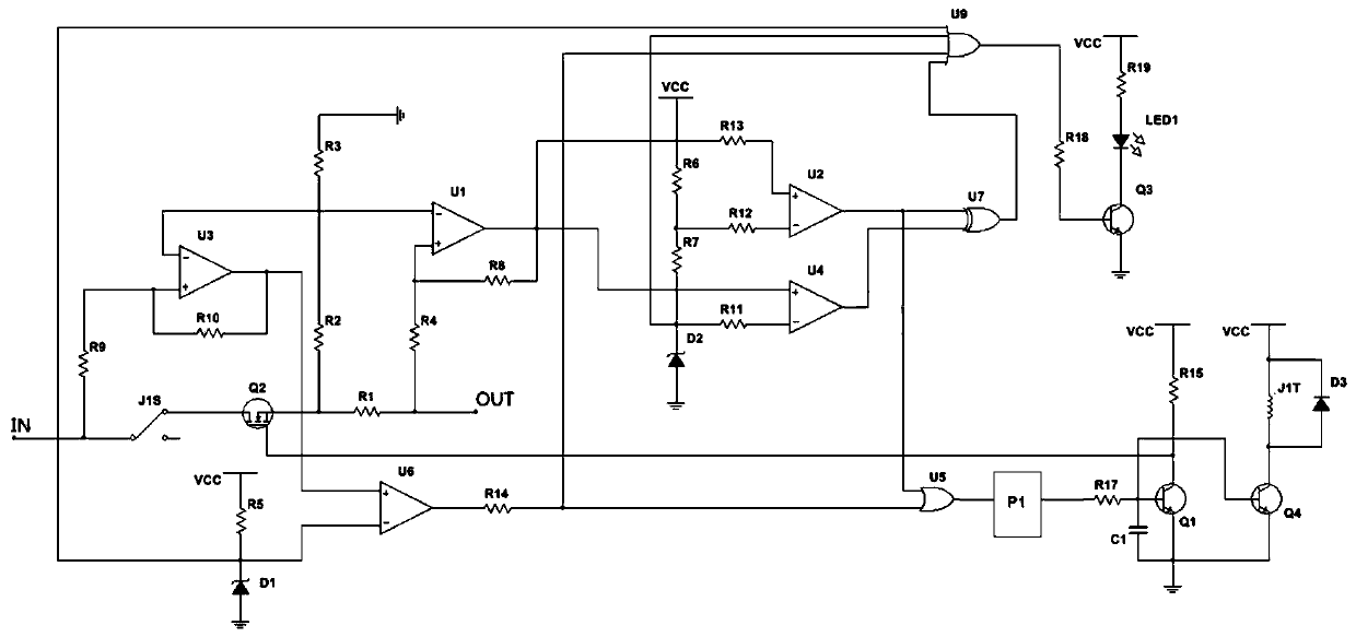 A power supply protection device