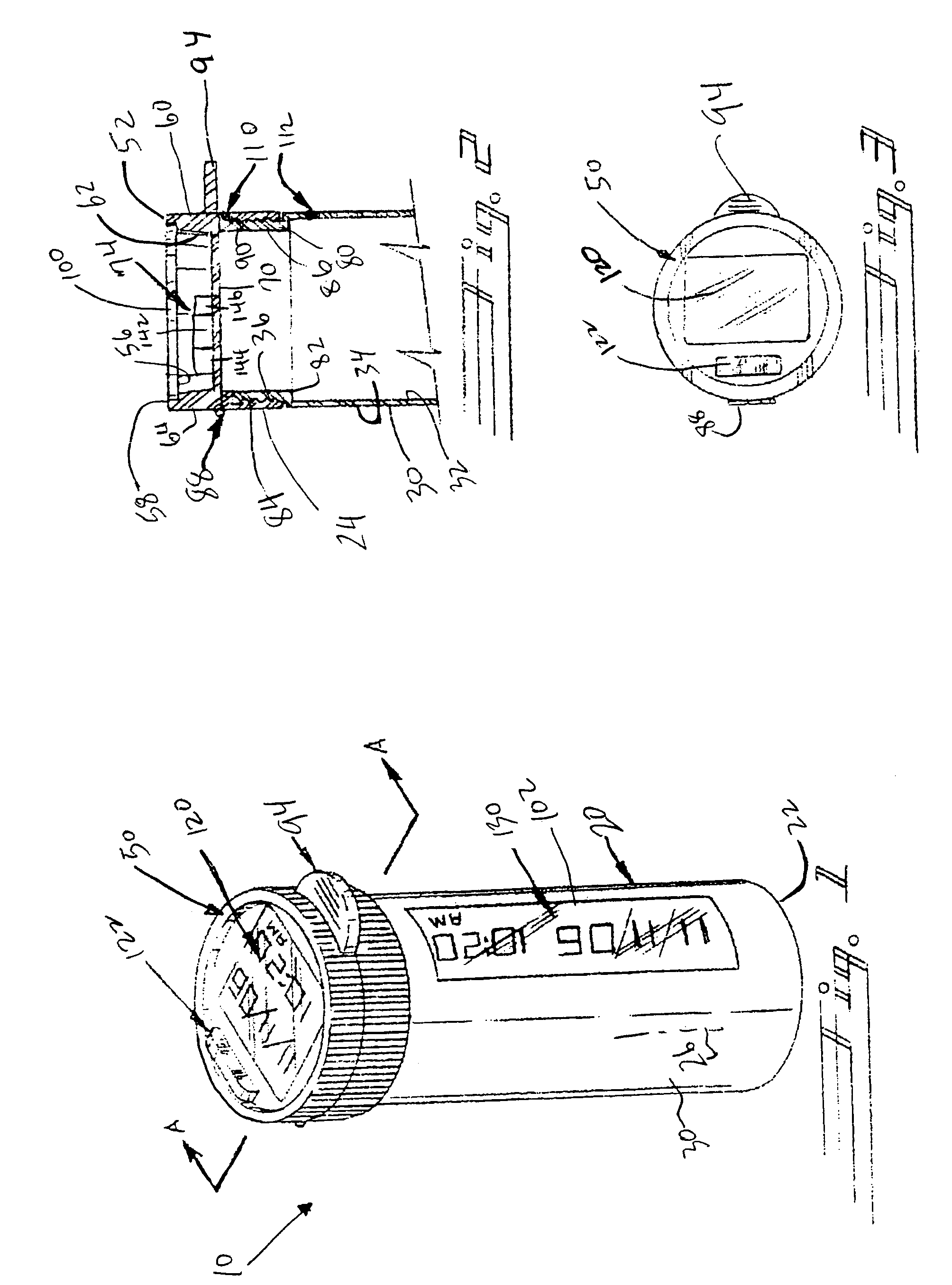 Electronic indicator system for medicine bottle