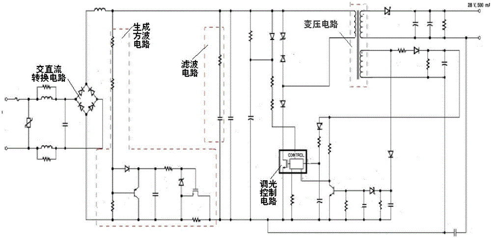 Intelligent dimming module, intelligent dimming led lamp and control method thereof