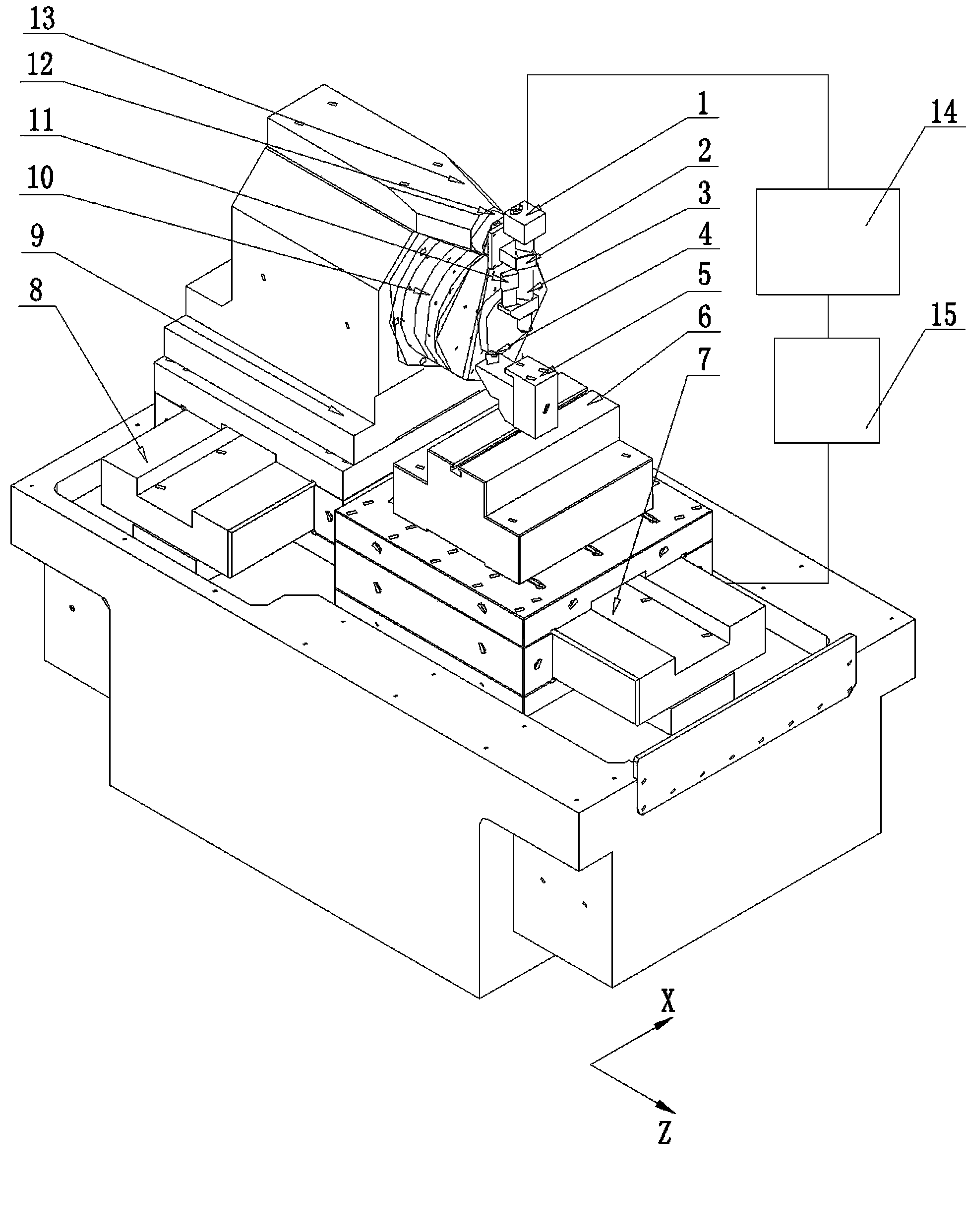 Ultra-precision turning tool setting device