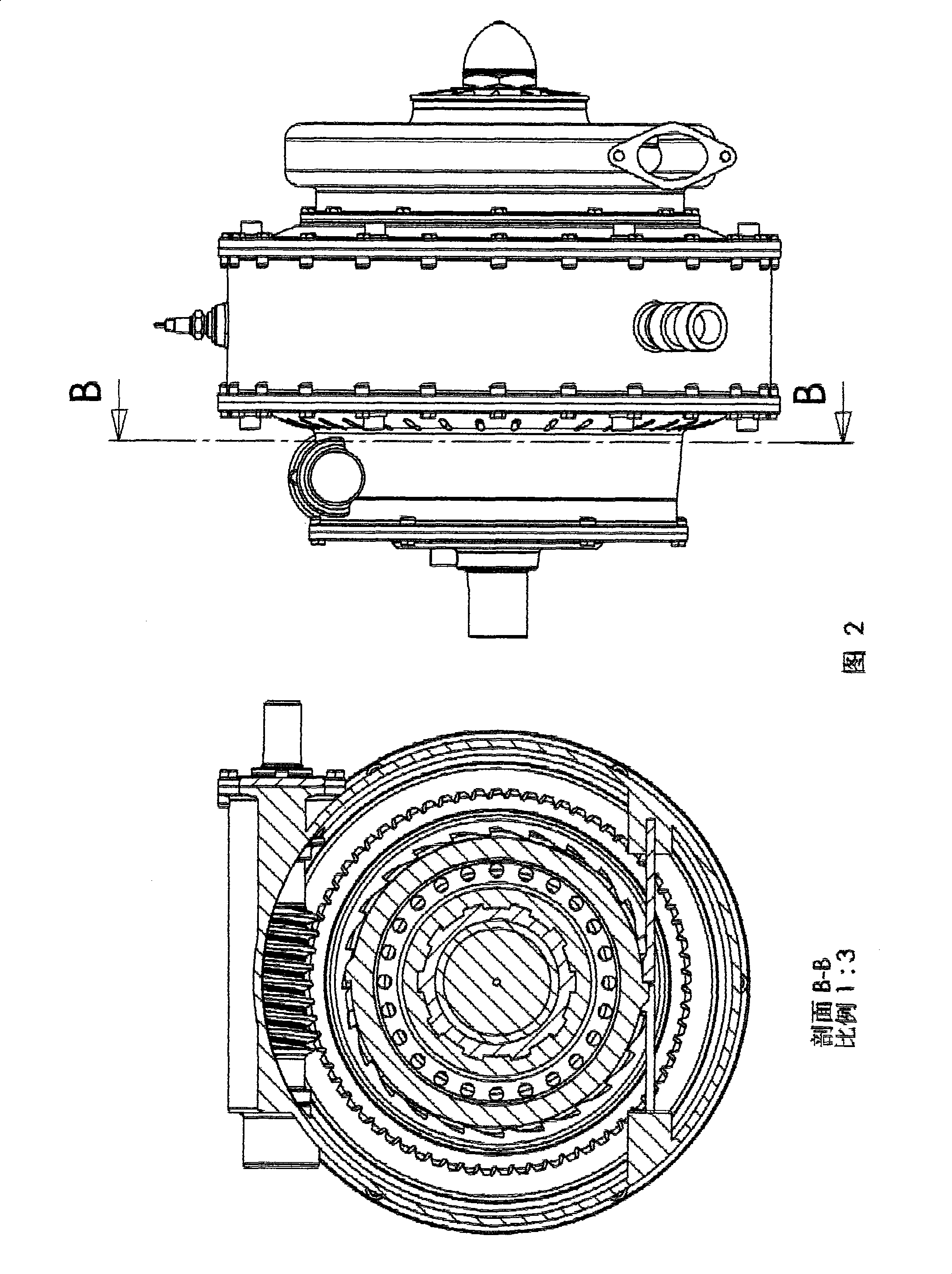 Pneumatic air distributing engine