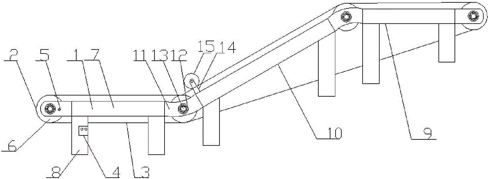 Step-like belt conveyor