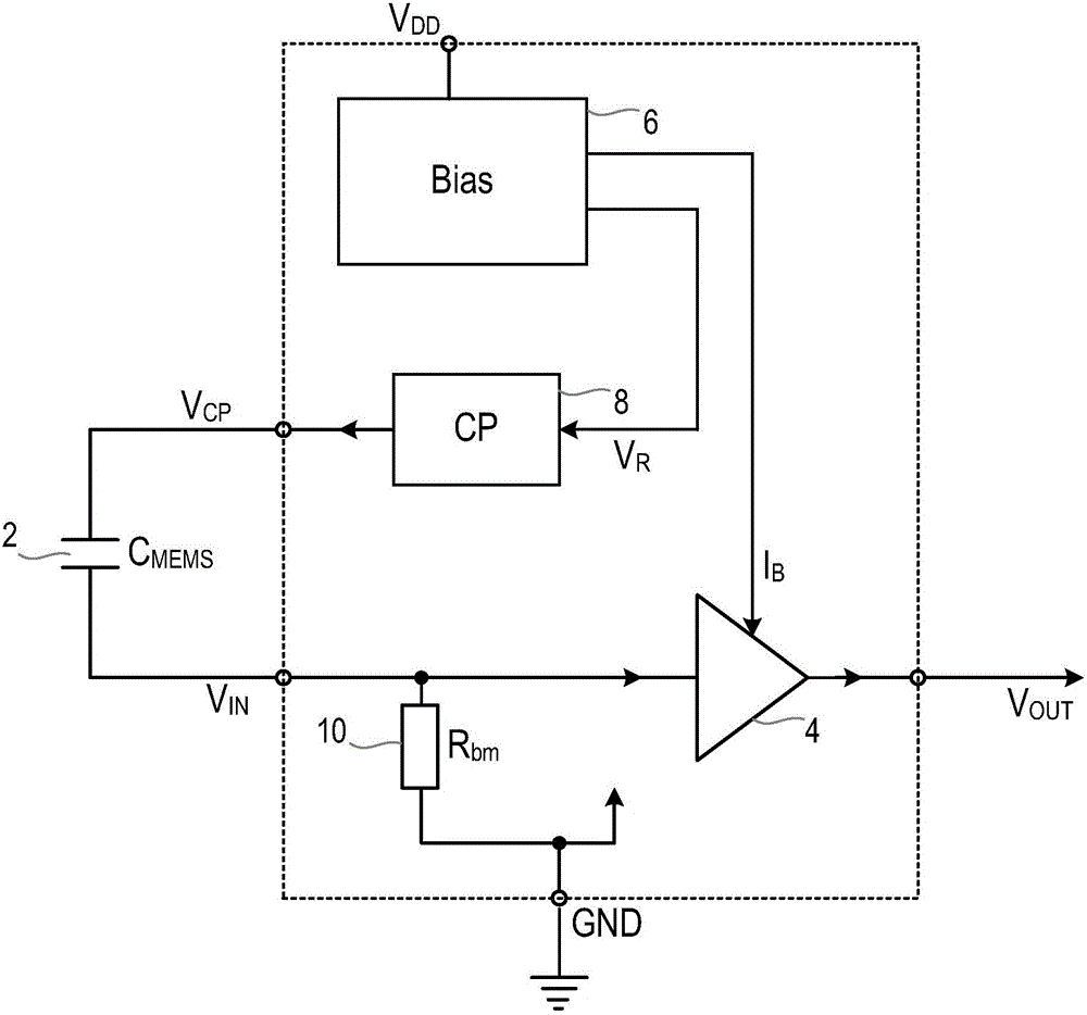 Low noise amplifier for MEMS capacitive transducers