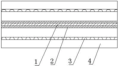 Acid-resistant and alkali-resistant light conveying belt