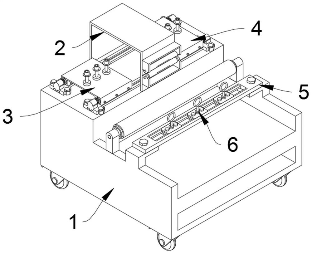 Anti-thread-loose type spinning processing device used for flax textile device