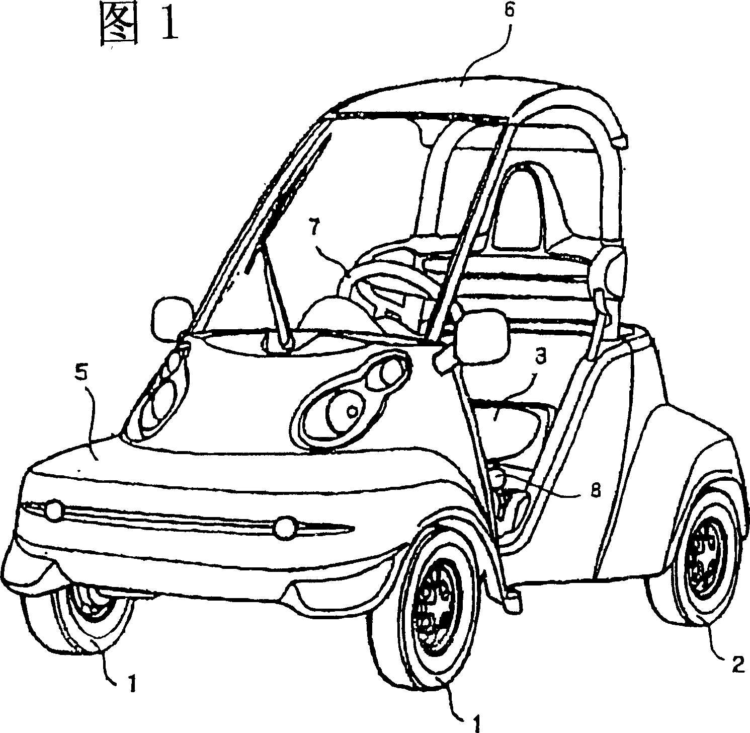 Power transmission gear of small vehicle