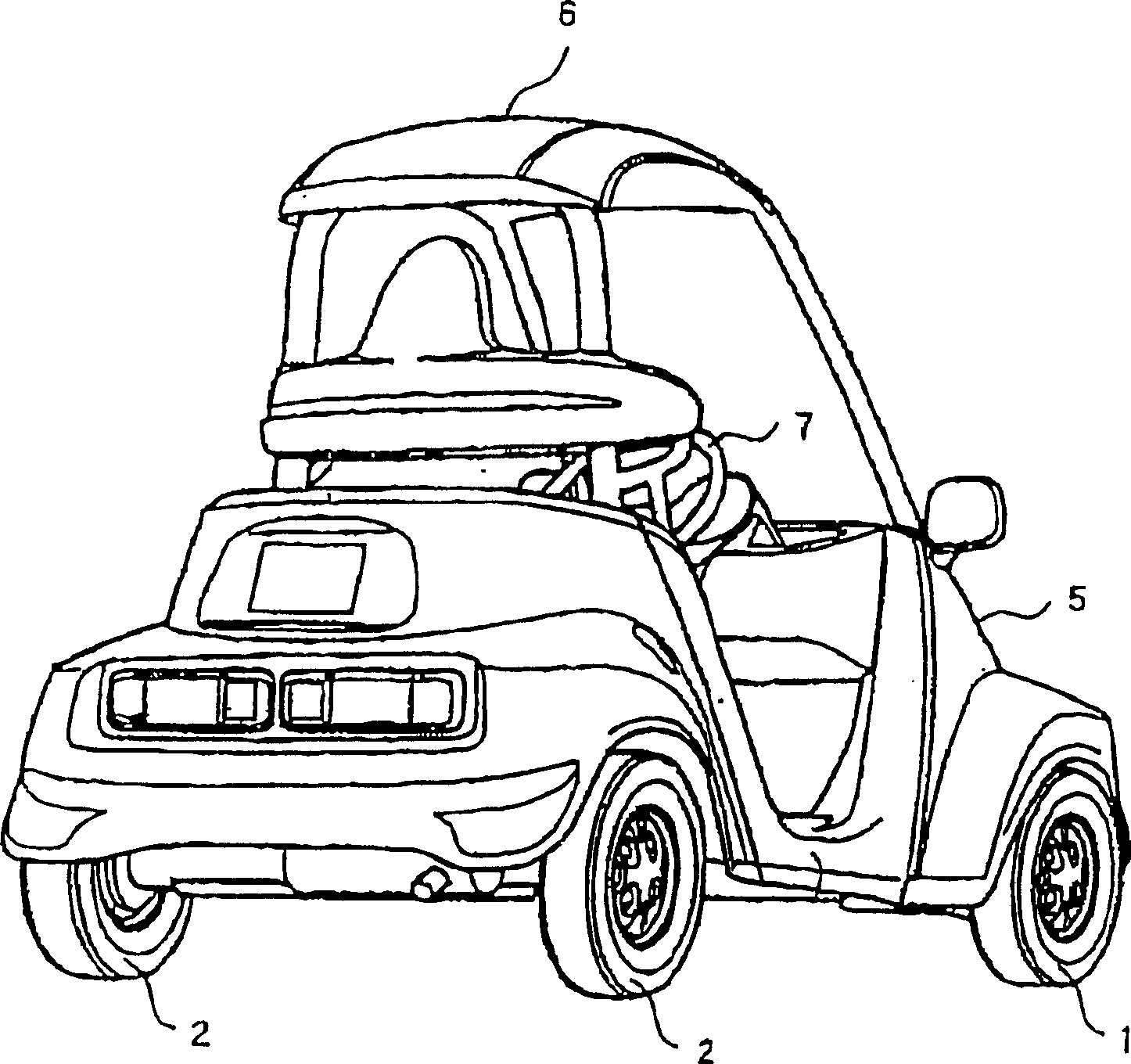 Power transmission gear of small vehicle