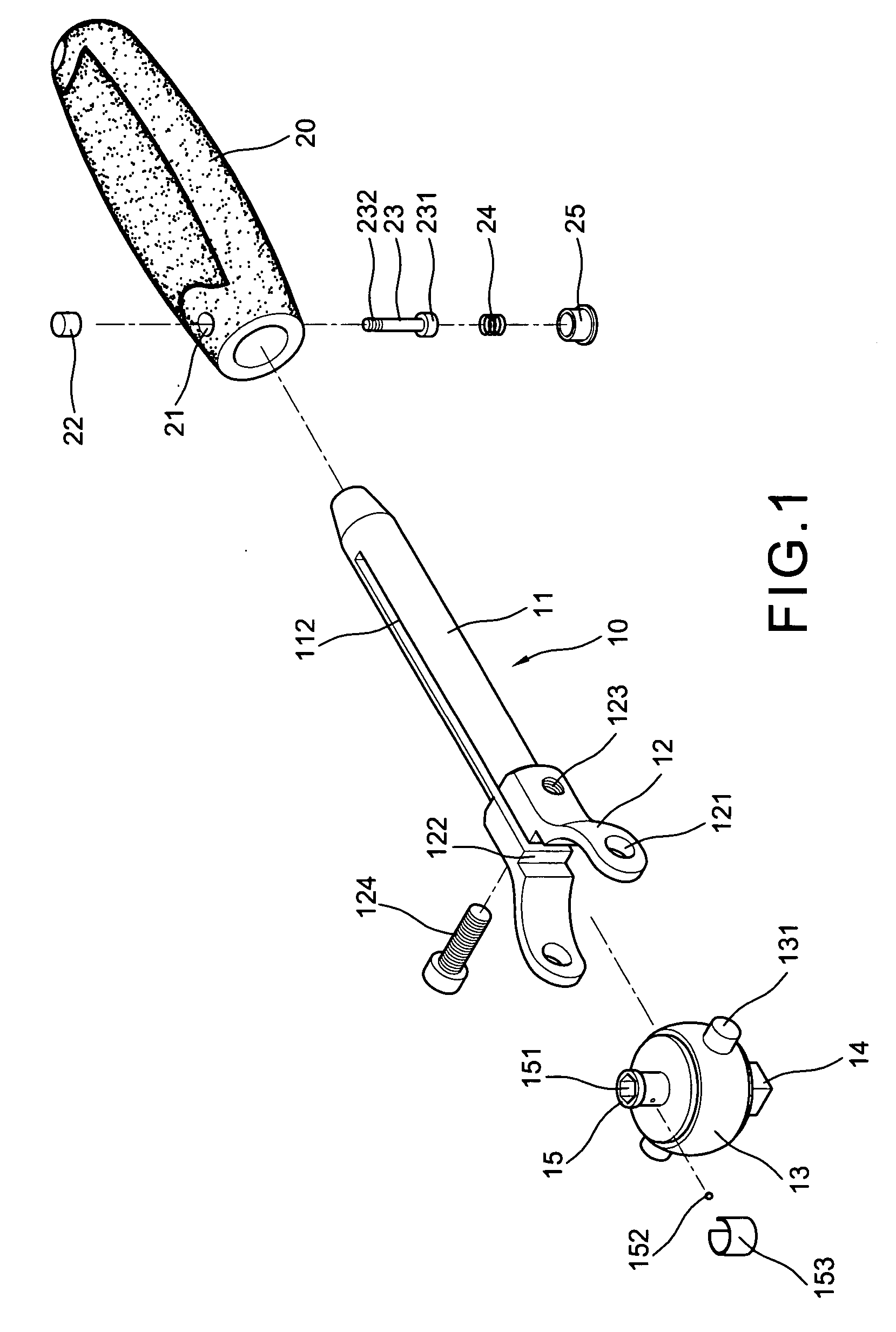 Wrench having a ratchet head able to vertically and horizontally rotate for 360 degrees