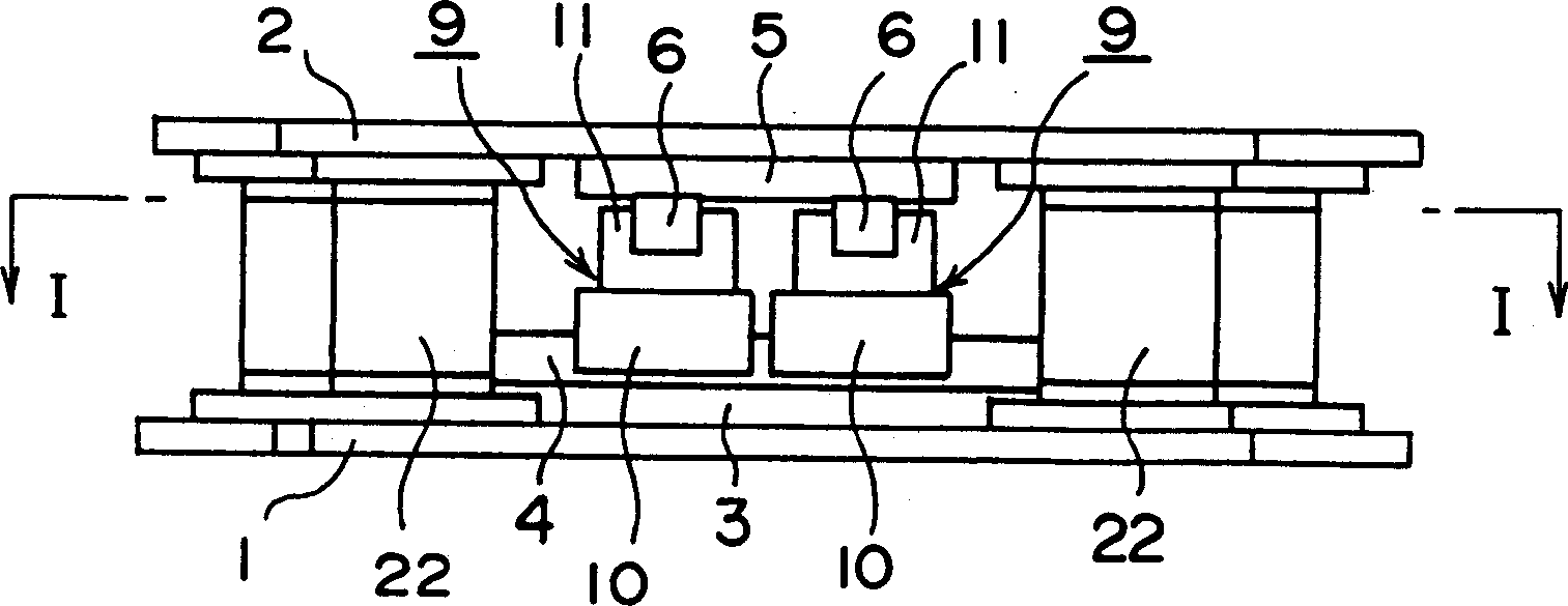 Large high-strength vibration isolating device