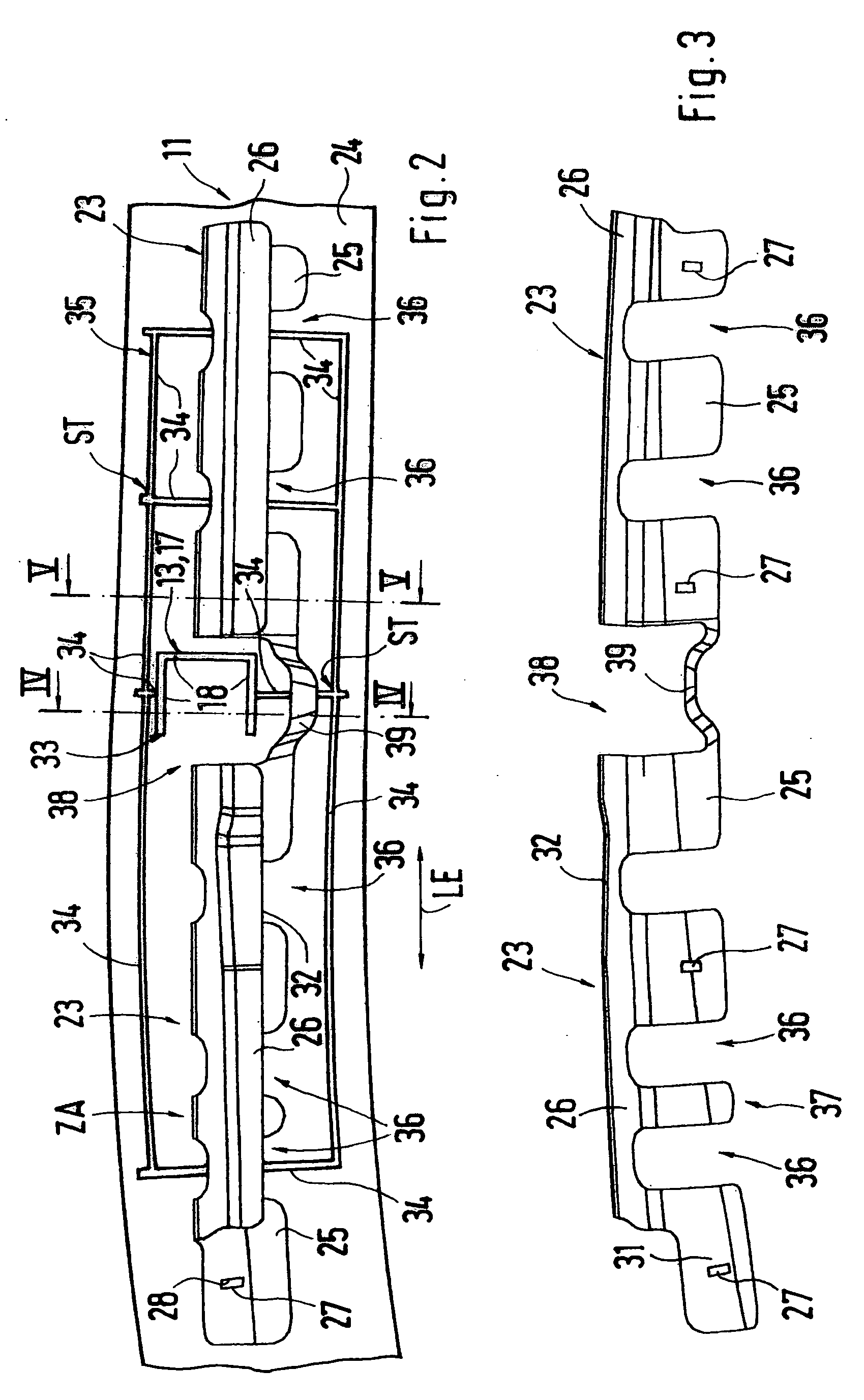 Motor vehicle having an energy-absorbing deformation element