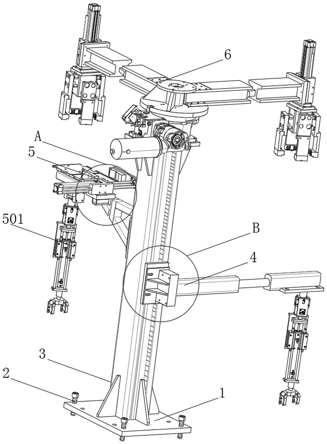 A segment unloading device inside a shield machine tunnel and its working method