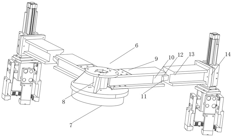 A segment unloading device inside a shield machine tunnel and its working method