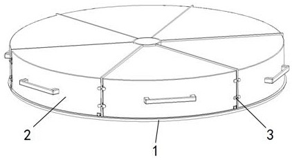 A wheel-type electric vehicle power battery module