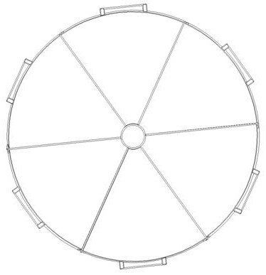 A wheel-type electric vehicle power battery module