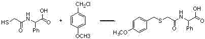 Benzylthio acetamido acetylpyrazine triazole derivative as well as preparation thereof and application thereof