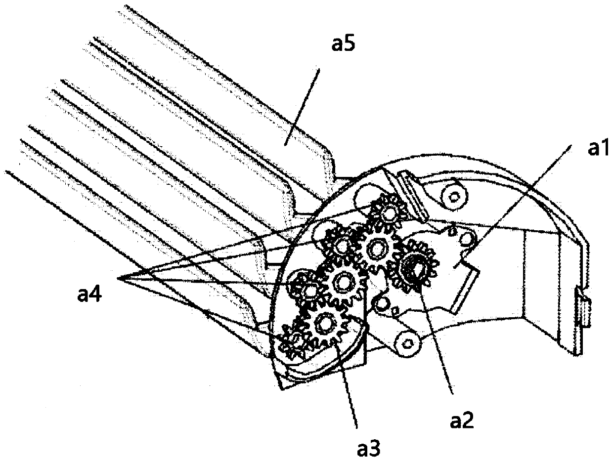 Air guide mechanism and air conditioner indoor unit