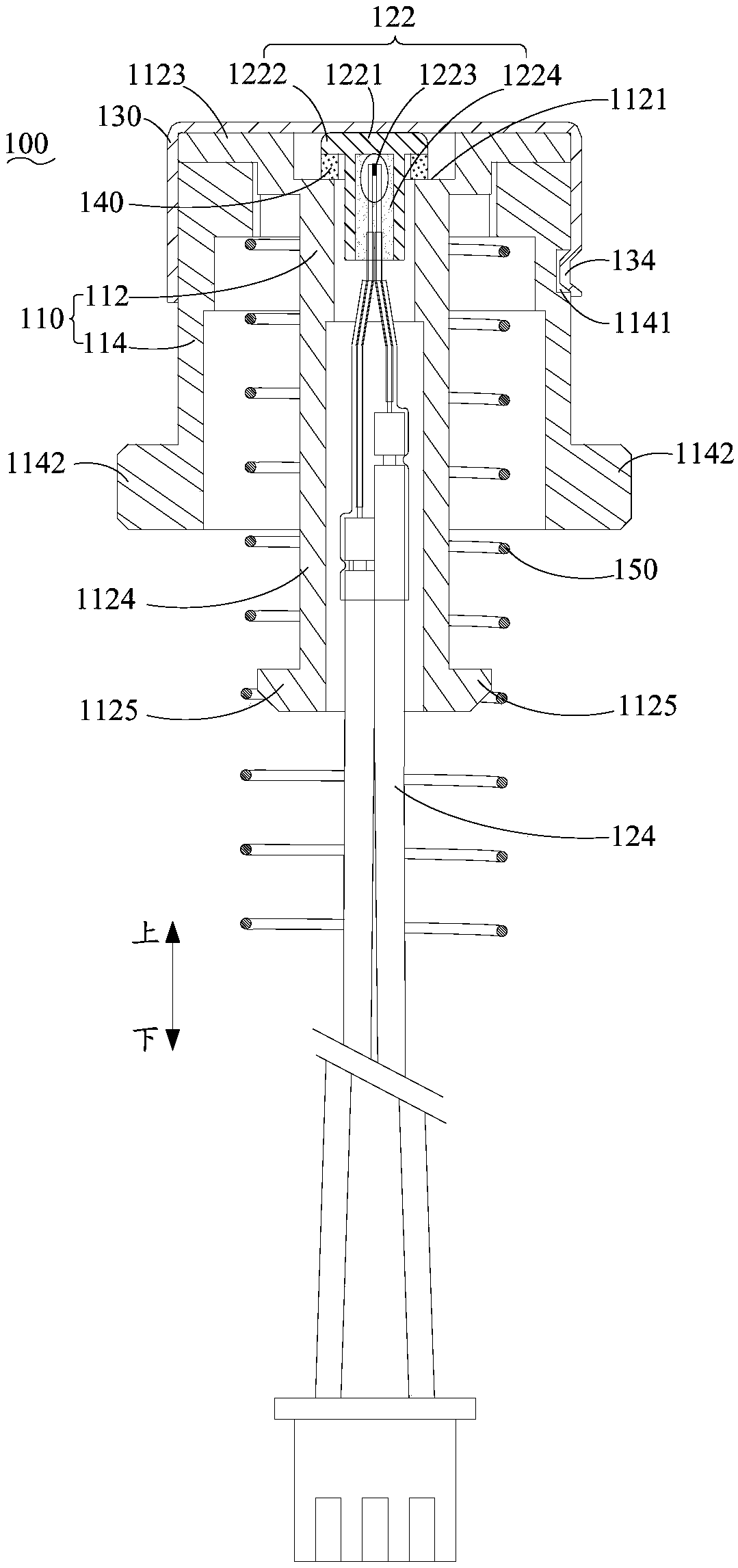 Temperature sensor and heating appliance component