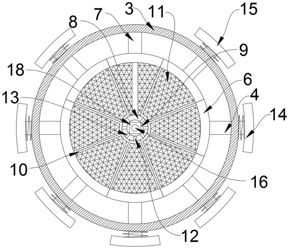 A kind of air intake pipe applied to centrifugal fan