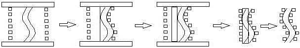 A solid wood bending device and method based on wood longitudinal compression