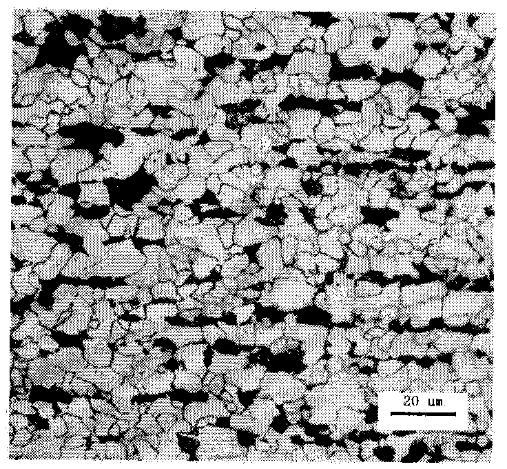 High-strength cold-rolled hot-galvanized dual-phase steel plate and manufacture method thereof